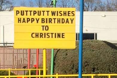 happy birthday sign