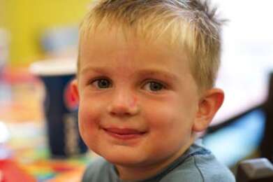 kid smiling