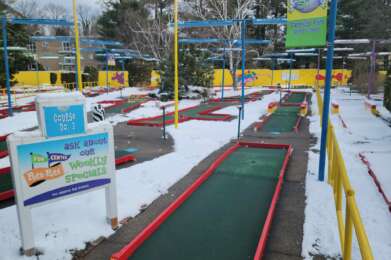 snow on course2