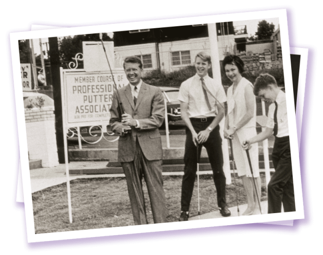 puttputt locationshours old jimmy carter golfing png