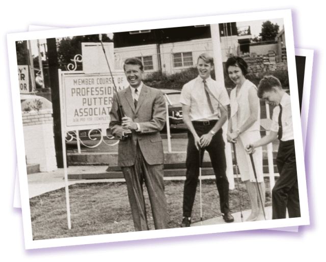 puttputt locationshours old jimmy carter golfing png